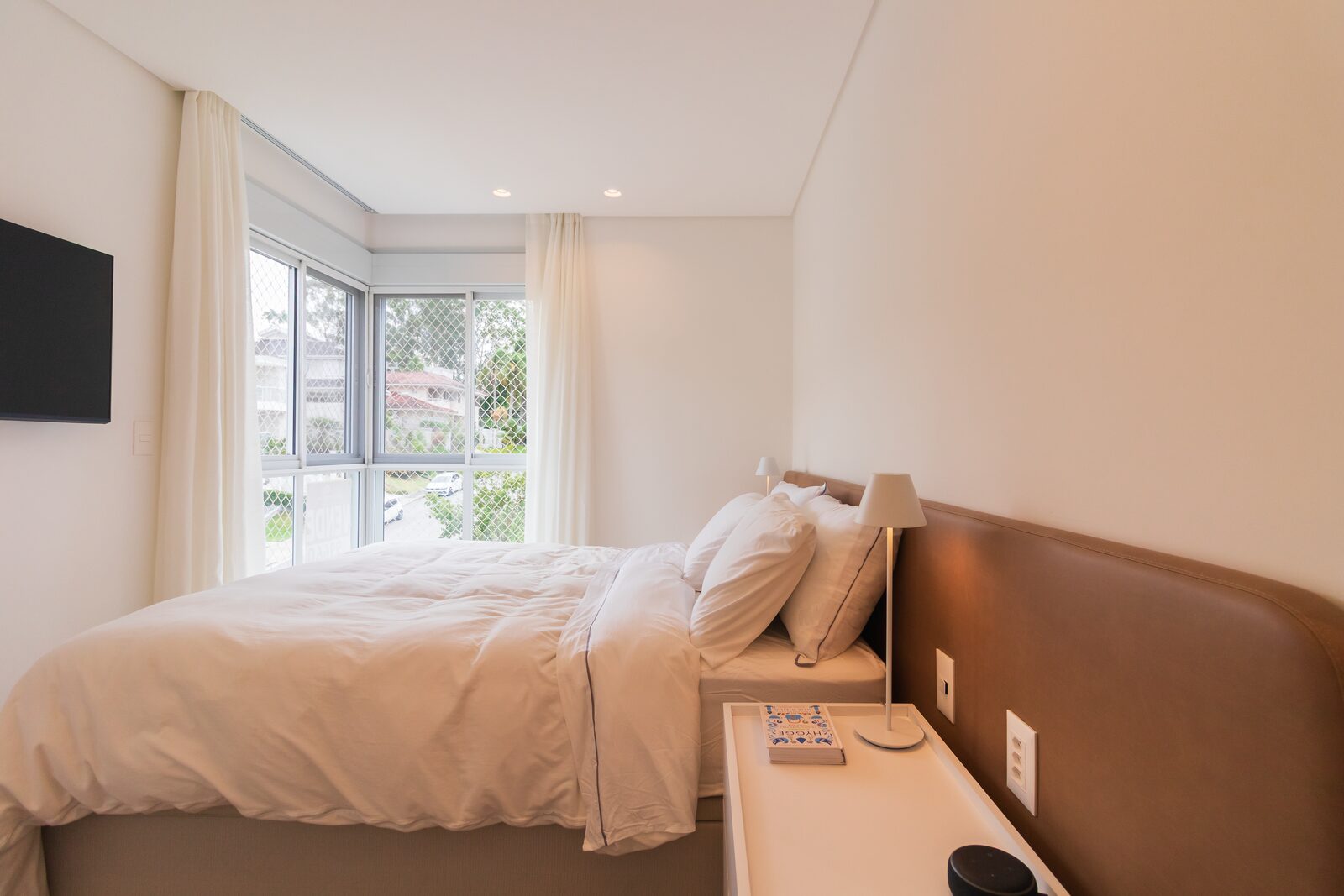 Suíte com cama de casal